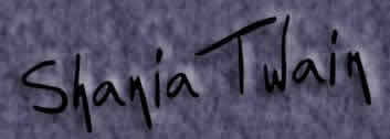 Shania Start Page