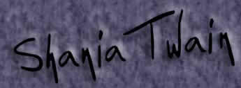 Shania Start Page