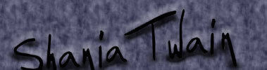 Shania Start Page